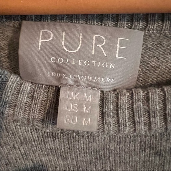 Pure Collection Dresses & Skirts - Cashmere Tunic Dress by Pure Collection Grey Sz. M